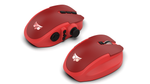 MouseConsole controller with mouse attachment in striking red color, designed to take your gaming to the next level